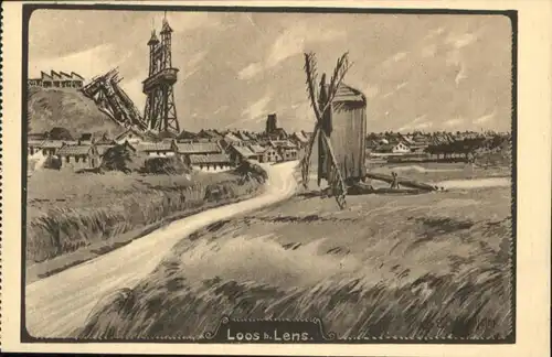 Loos Nord Loos bei Lens Kuenstler Schittenhelm * / Loos /Arrond. de Lille
