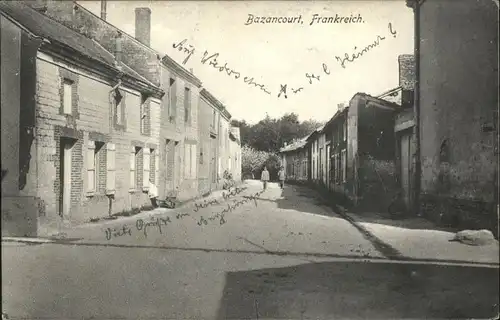 Bazancourt Marne Strassenansicht / Bazancourt /Arrond. de Reims