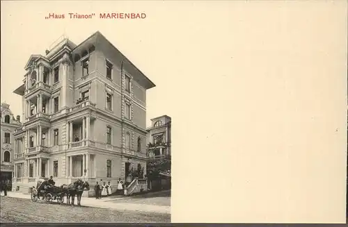 Marienbad Tschechien Boehmen Haus Trianon / Marianske Lazne /