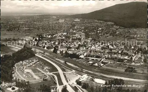 Rotenfels Kurort Murgtal Fliegeraufnahme Kat. Gaggenau