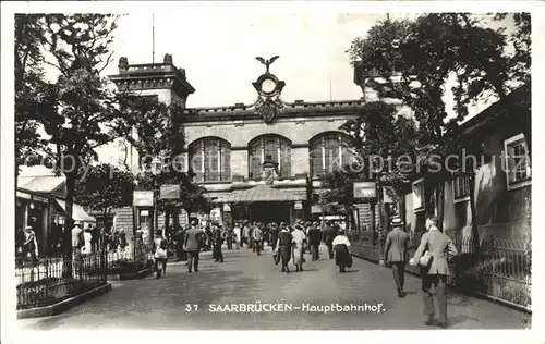 Saarbruecken Hauptbahnhof Kat. Saarbruecken