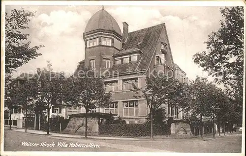 Weisser Hirsch Villa Hohenzollern Stempel Sammlung Wollmann 1899 Kat. Dresden