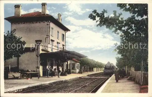 Istres Bouches du Rhone La Gare Train Bahnhof Eisenbahn Kat. Istres