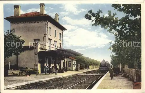 Istres Bouches du Rhone La Gare Train Bahnhof Eisenbahn Kat. Istres