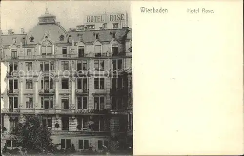 Wiesbaden Hotel Rose Kat. Wiesbaden