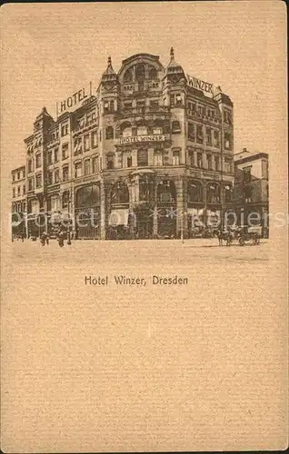 Dresden Hotel Winzer Kat. Dresden Elbe