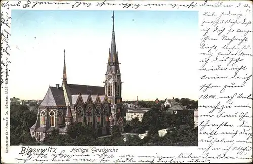 Blasewitz Heilige Geistkirche Kat. Dresden