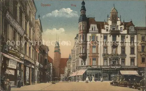 Oppeln Oberschlesien Ring Marktplatz Kat. Opole