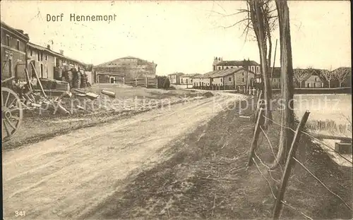 Hennemont Dorfstrasse Kat. Hennemont