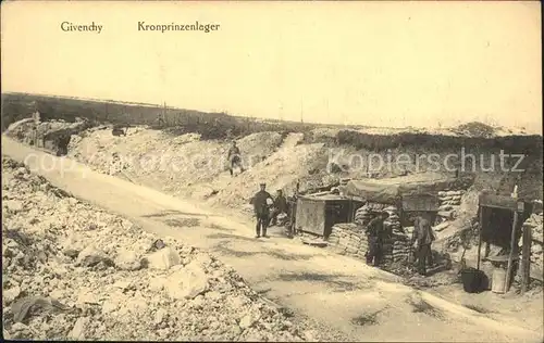 Givenchy en Gohelle Kronprinzenlager 1. Weltkrieg Grande Guerre Kat. Givenchy en Gohelle