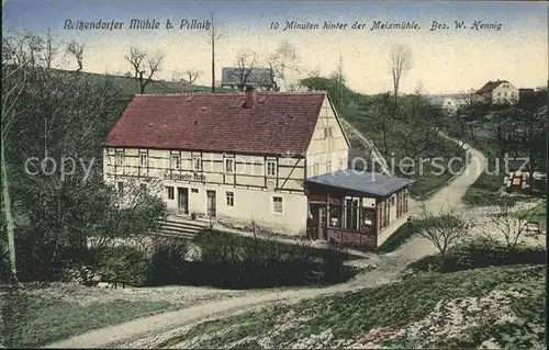 Reitzendorf Reitzendorfer Muehle Gasthaus Kat. Dresden