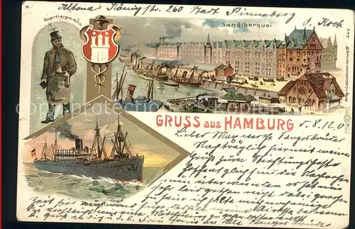 Hamburg Sandtborquai Kat. Hamburg