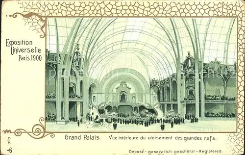 Paris Grand Palais Exposition Universelle Kat. Paris