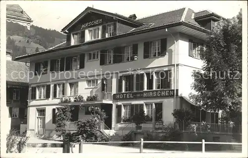 Lenk Simmental Hotel Hirschen Kat. Lenk Simmental