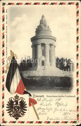 Eisenach Thueringen Burschenschafts Denkmal Kat. Eisenach