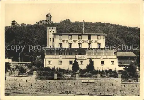 Hohkoenigsburg Haut Koenigsbourg Hotel Haut Koenigsbourg Kat. Orschwiller