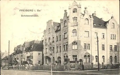 Freiberg Sachsen Schuetzenstrasse Kat. Freiberg