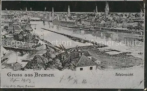 Bremen Totalansicht Kat. Bremen