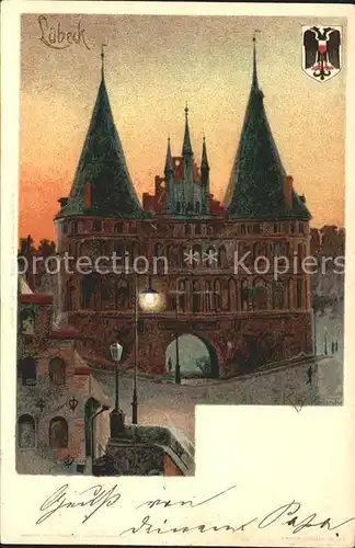 Luebeck Holsten Tor Kat. Luebeck