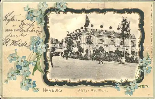 Hamburg Alster Pavillon Kat. Hamburg