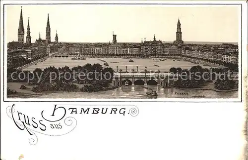 Hamburg Alsterarkaden Kat. Hamburg