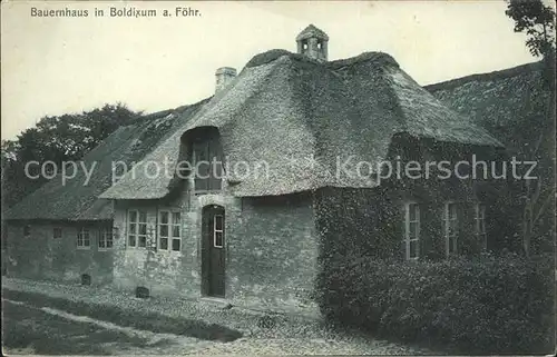 Boldixum Bauernhaus Insel Foehr Kat. Wyk auf Foehr