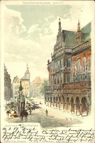 Bremen Marktplatz Kat. Bremen