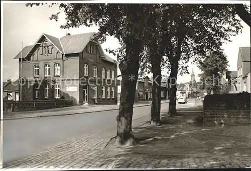 Lunden Holstein Strassenpartie Ehrenmal Kat. Lunden