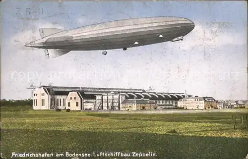 Friedrichshafen Bodensee Luftschiffbau Luftschiff Graf Zeppelin Kat. Friedrichshafen