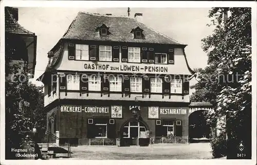 Hagnau Bodensee Gasthof zum Loewen Pension Kat. Hagnau am Bodensee