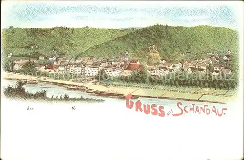 Bad Schandau Totalansicht Kat. Bad Schandau