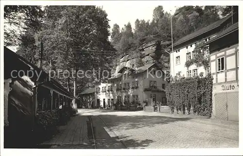 Reinhardtsdorf Schoena Strassenpartie Kat. Reinhardtsdorf Schoena