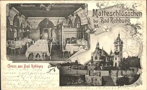 Bad Rehburg Matteschloesschen Restauration Kat. Rehburg Loccum