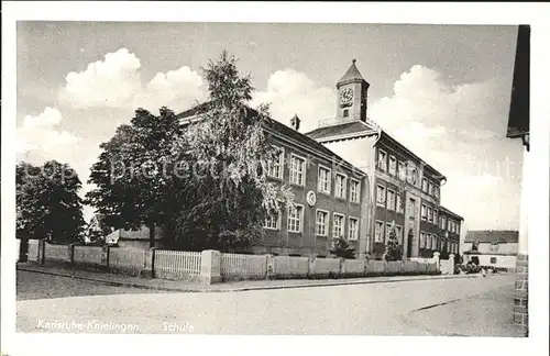 Knielingen Schule Kat. Karlsruhe