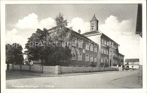 Knielingen Schule Kat. Karlsruhe