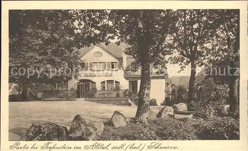 Tiefenstein Albtal Gasthaus zur Post Kat. Goerwihl