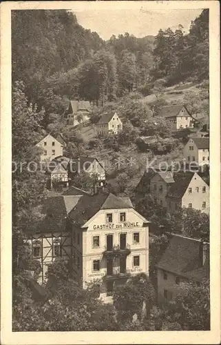 Schmilka Hoffmanns Muehle Hotel und Restaurant Kat. Bad Schandau