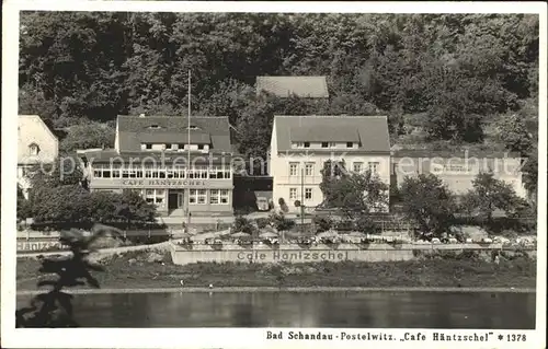 Postelwitz Cafe Haentzschel Kat. Bad Schandau