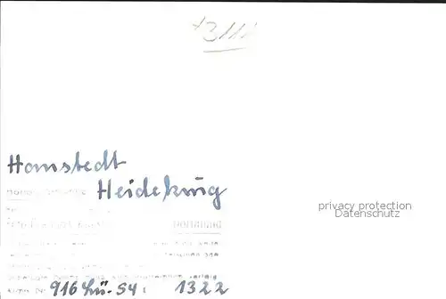 Hanstedt Uelzen Heidekrug Kat. Hanstedt