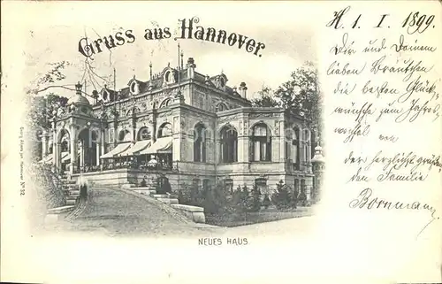 Hannover Neues Haus Kat. Hannover