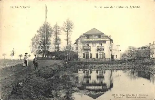 Ostrau Bad Schandau Ostrauer Scheibe Kat. Bad Schandau