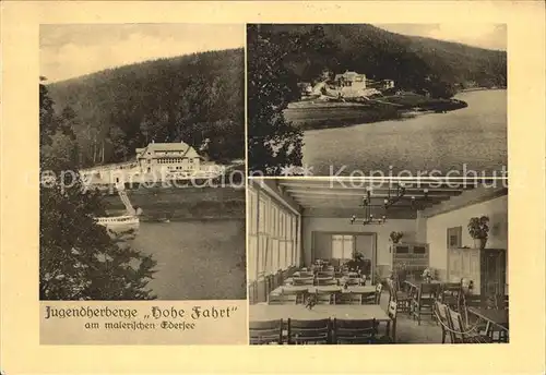 Voehl Jugendherberge Hohe Fahrt am Edersee Kat. Voehl