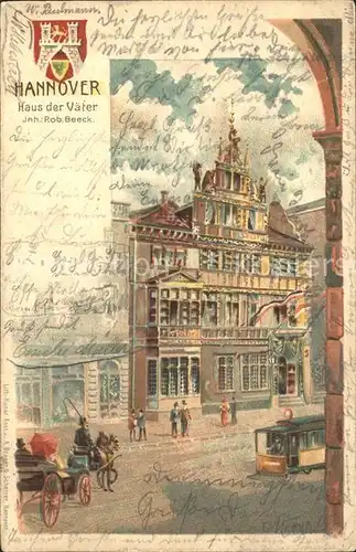 Hannover Haus der Vaeter Kuenstlerkarte Kat. Hannover