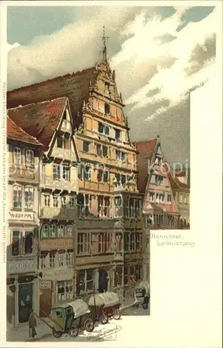 Hannover Leibnizhaus Kuenstlerkarte Kat. Hannover