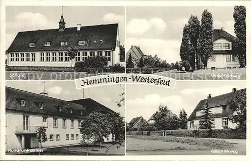 Westerfeld Hemmingen Schule Westerfeldweg Koellnbrinkweg Rundfunksender Kat. Hemmingen