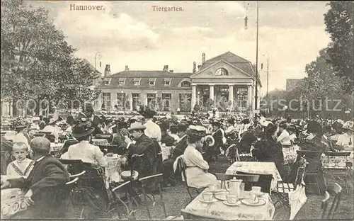Hannover Tiergarten Gartenrestaurant Kat. Hannover