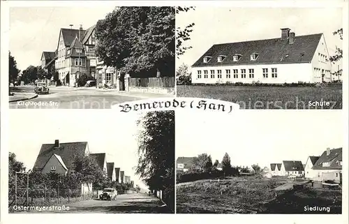 Bemerode Kirchroder Strasse Schule Ostermeyerstrasse Siedlung Kat. Hannover
