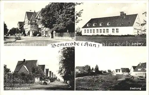 Bemerode Kirchroder Strasse Schule Siedlung Ostermeyerstrasse Kat. Hannover