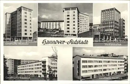 Suedstadt Hannover Constructa Hochhaus Baublock Stadtbibliothek Kat. Hannover