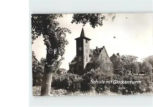 Altmerdingsen Schule mit Glockenturm Kat. Uetze